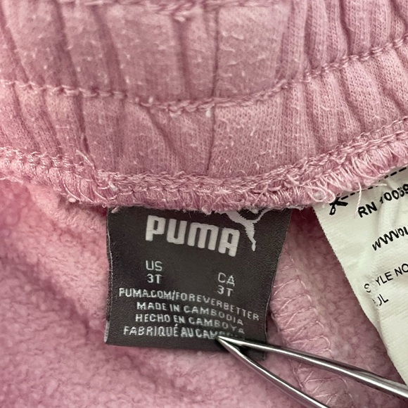 Puma Pink Hoodie Sweatshirt and Joggers Set - Picture 9 of 10